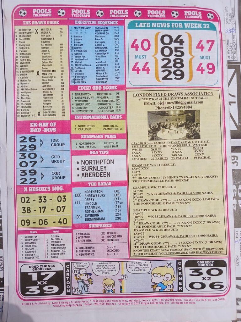 week 33 pools telegraph 2024 page 14