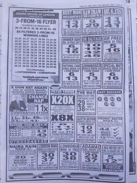 week 5 pools telegraph 2025 page 10