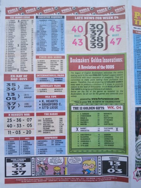 week 5 pools telegraph 2025 page 14