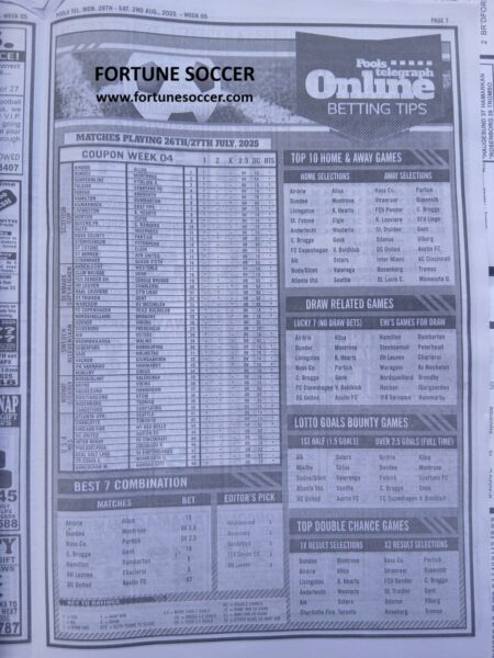 week 5 pools telegraph 2025 page 9