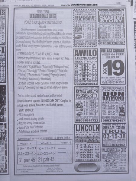 week 6 pools telegraph 2025 page 11