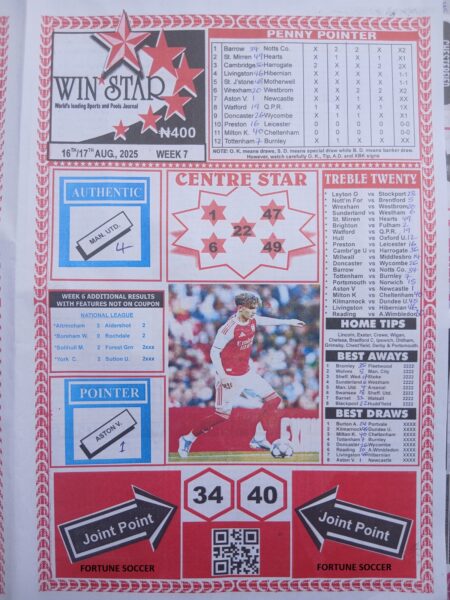 week 7 winstar 2025 page 1