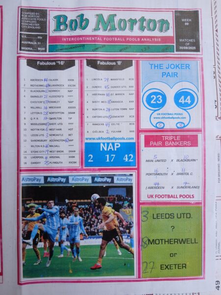 week 9 bob morton 2025 page 1