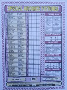 week 28 special advance fixtures 2026