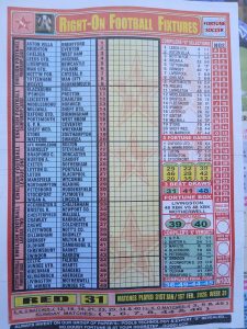 week 31 right on fixtures 2026 front page