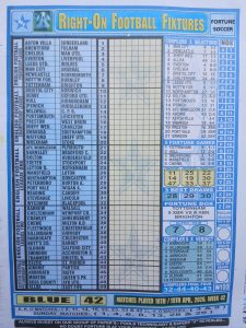 week 42 right on fixtures 2026 front page