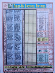 week 49 right on fixtures 2026 front page