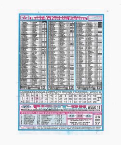 week 12 right on fixtures 2026 back page