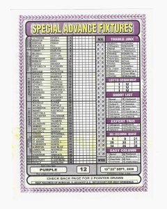 week 12 special advance fixtures 2026 front page