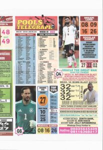 week 15 pools telegraph 2026 page 1